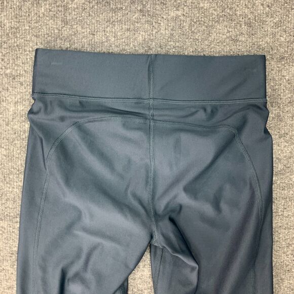 Under Armour HeatGear Compression Legging Women S Small Shark Blue Pull On Capri - Picture 10 of 13